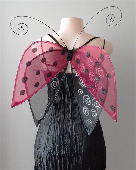 Ladybug Wings with Antennae - Icarus Fairy Wings