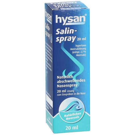 Hysan Salinspray 20 Ml Shop Apotheke