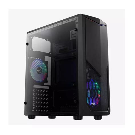 Gabinete Aerocool Tomahawk Cristal Templado Bg Inversiones