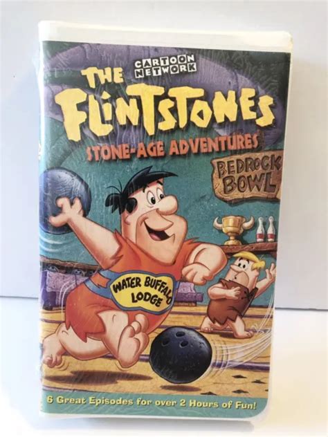 THE FLINTSTONES STONE Age Adventures Cartoon Network VHS Tape - NEW ...