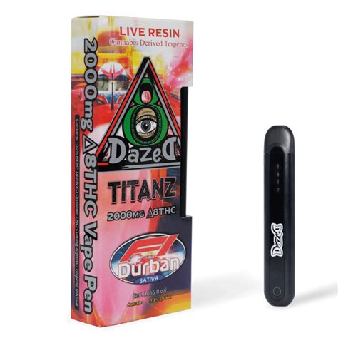 Buy Dazed Titanz Delta Disposable G D Gas