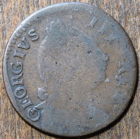 1781 Irish George III Half Penny Etsy