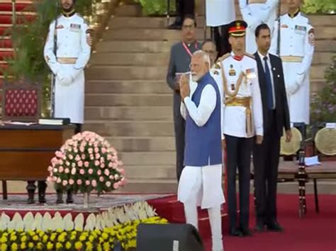 Pm Modi Oath Ceremony Live Narendra Modi Sapath Grahan Samaroh Cabinet Ministers List Latest