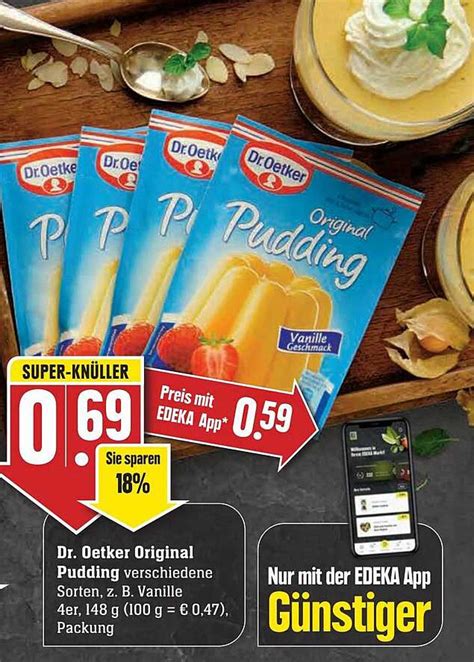 Dr Oetker Original Pudding Angebot Bei Edeka Prospekte De