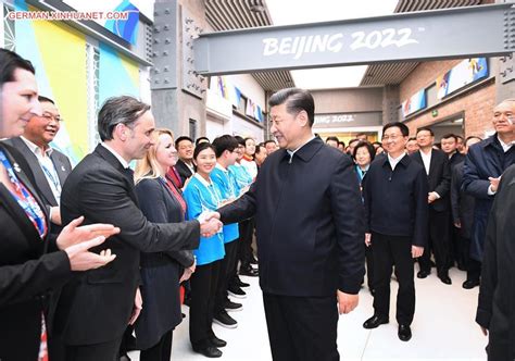 Xi besucht vor Frühlingsfest Kader Anwohner in Beijing Xinhua