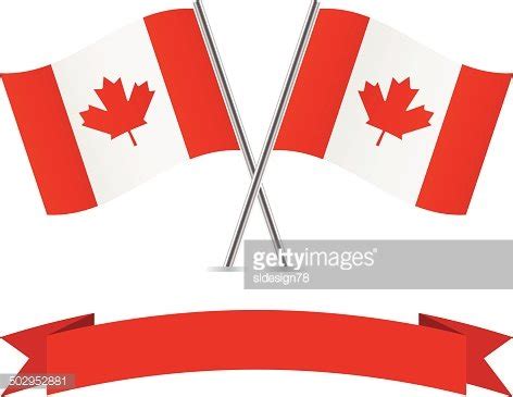 Canadian Flags And Banner. Stock Clipart | Royalty-Free | FreeImages