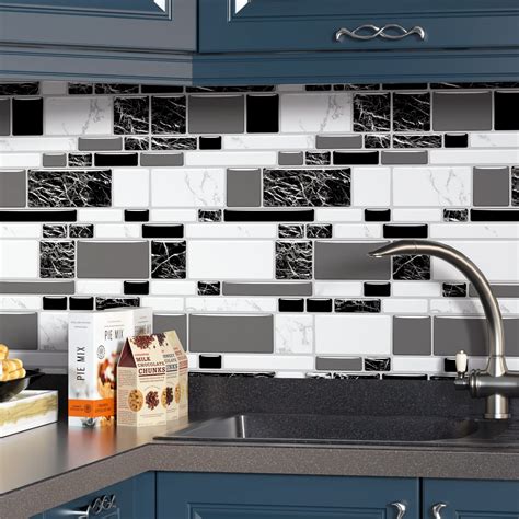 Black White Backsplash Kitchen – Kitchen Info