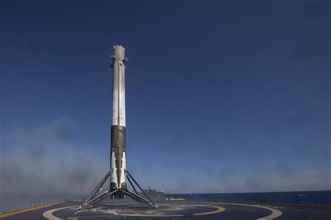 Spacex Crs Landed Booster The Planetary Society