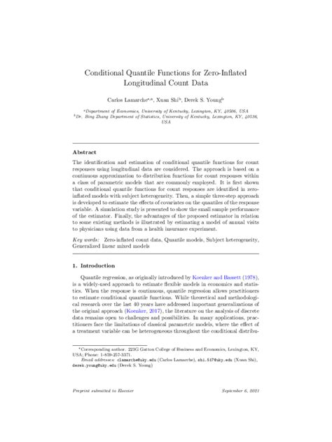 Fillable Online Gattonweb Uky Quantile Regression For Time Series Cross