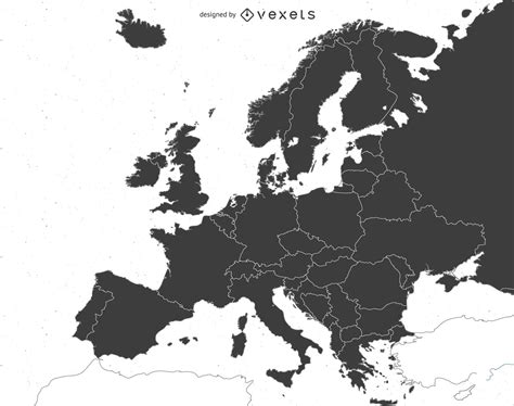 Baixar Vetor De Mapa Da Europa