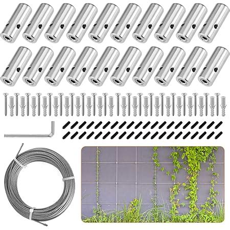 Amazon Blika Pcs Wire Trellis Kits Wire Trellis System For