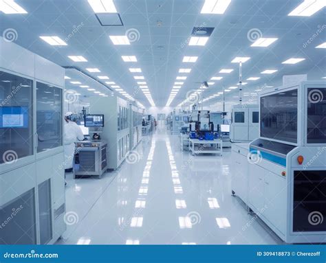 Inside The Semiconductor Lab Stock Image Image Of Board Development