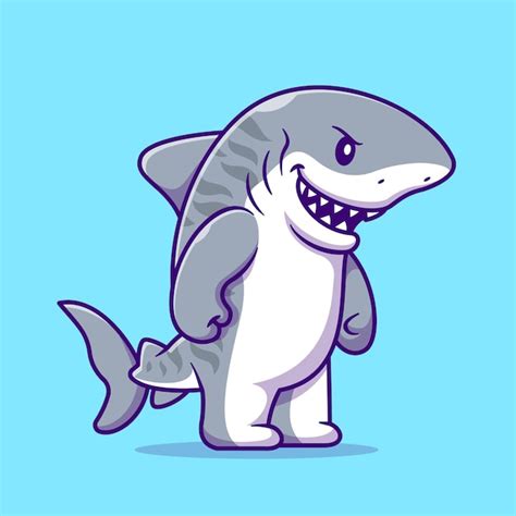 Cute Shark Cartoon