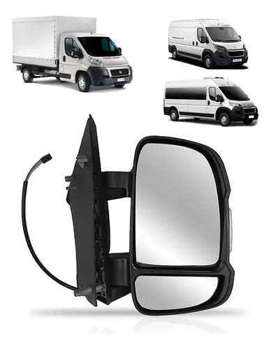 Retrovisor Ducato 2018 2019 2020 2021 Elétr Ld Braço Curto