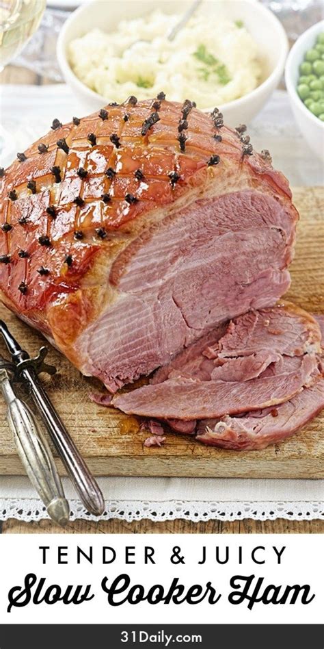 An Easy And Delicious Slow Cooker Holiday Ham Youll Want To Make This Year Slow Cooker Ham