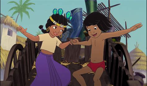 Image Mowgli And Shanti Are Haveing Lots Of Fun Together  Disney Wiki Fandom Powered By