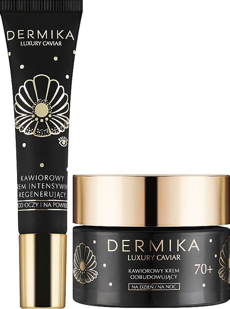 Dermika Luxury Caviar 70 f cr 50ml eye cr 15ml Набор купить по