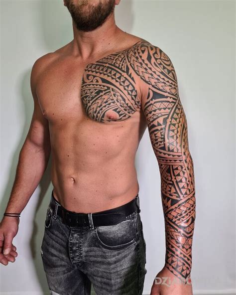 Tatua Samoa Tatua Polinezyjski Autor Avalan Tattoo Dziarownia Pl