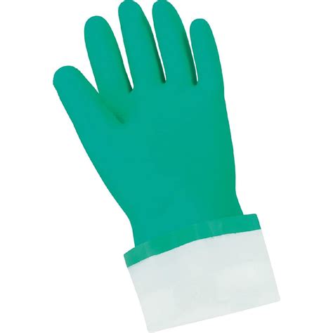 Frogwear Flock Lined Nitrile Diamond Grip Gloves Size M Color