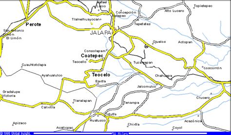 Mapas De Xalapa Y Sus Alrededores