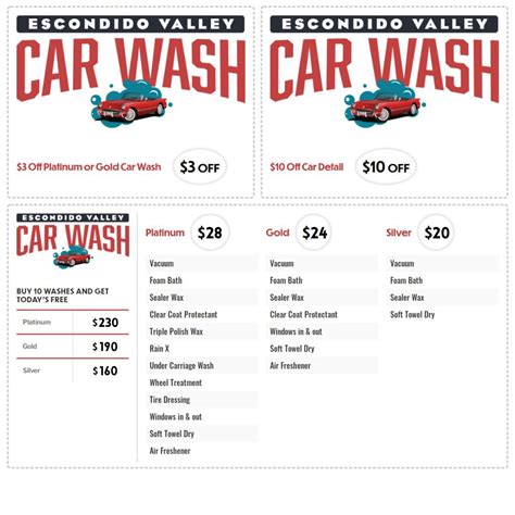 Escondido Car Wash Coupons | Escondido Valley Car Wash