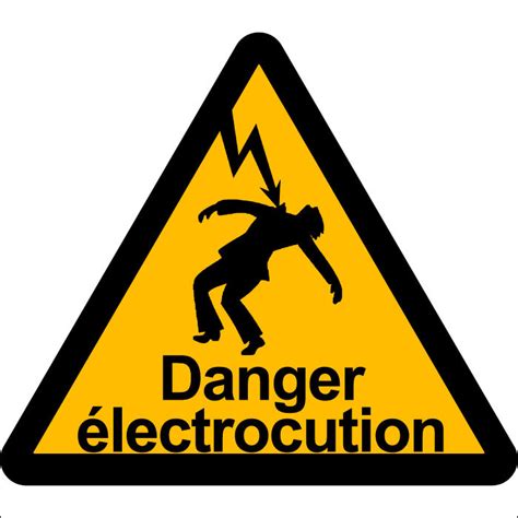 Pictogramme Danger Lectrocution