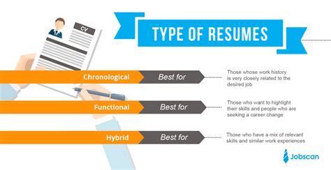 3 Types Of Resume Examples