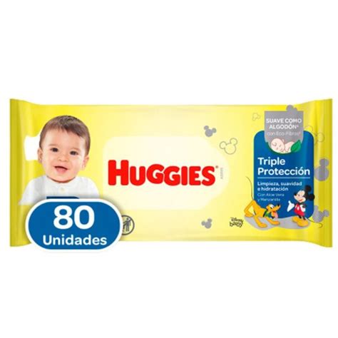 Toallitas Húmedas Huggies Triple Protección X 80 Pañalera Nicole Virtual