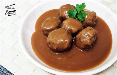 Albóndigas en salsa española receta fácil y casera