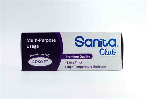 Multipurpose Aluminum Foil 40 SQFT Sanita Servu