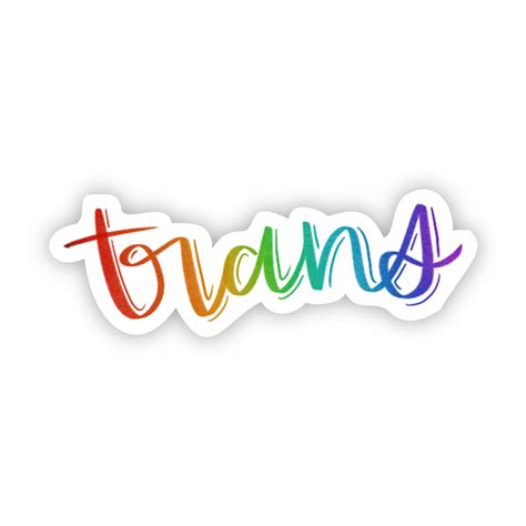 Trans Sticker – Big Moods