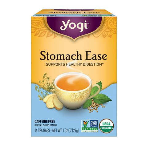 Yogi Stomach Ease Tea Bags 16 Count 1 02 Oz