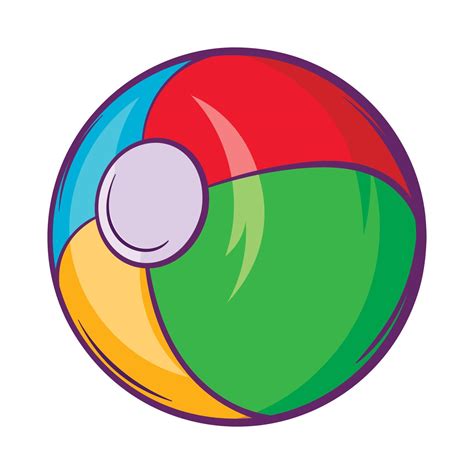 Colorful Ball Icon Cartoon Style 14449782 Vector Art At Vecteezy