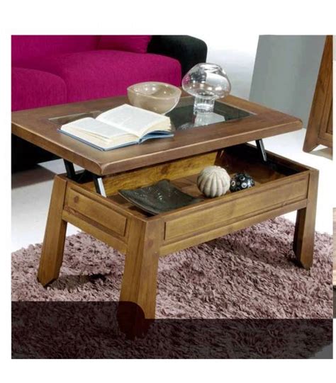 Mesa De Centro Estilo R Stico Tipo Arc N De Madera Maciza En Stock