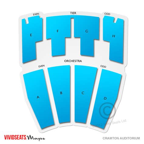 Cramton Auditorium Seating Chart Vivid Seats