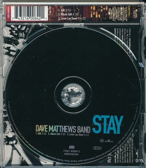 Dave Matthews Band デイヴ マシューズ バンド Stay Wasting Time Eu盤 Cds 48229