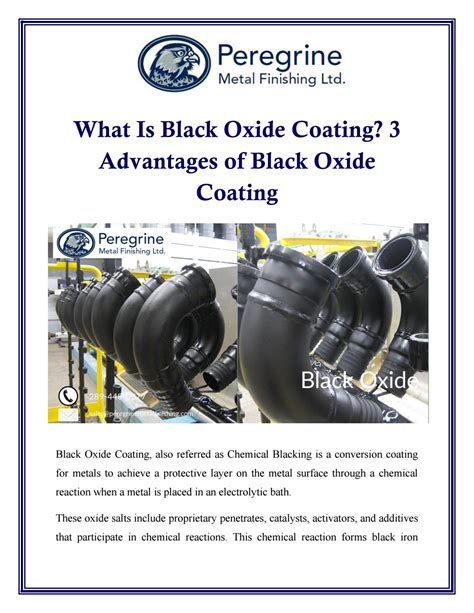 What Is Black Oxide Coating Advantages Of Black Oxide Coating By