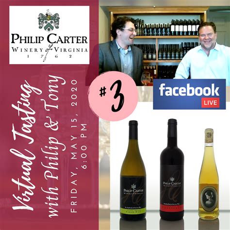 Upcoming Virtual Tasting Philip Carter Winery