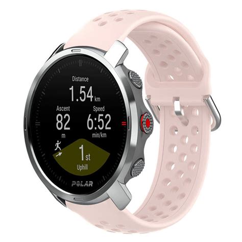 Polar Grit X Siliconen Bandje Met Gaatjes Roze Smartwatchbanden Nl