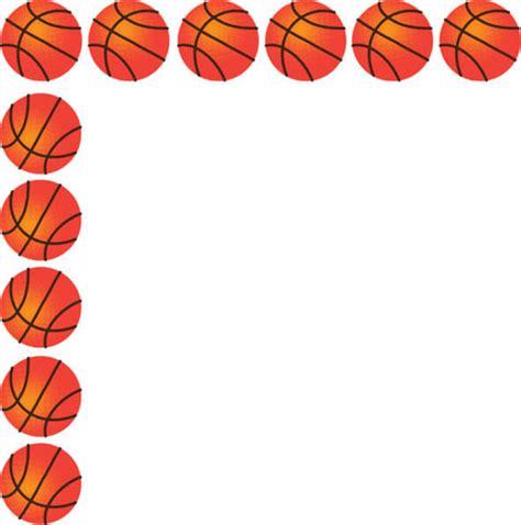 Download Arrangement Of Basketball Balls In A Square Shape Borders