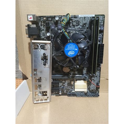 Jual Paketan Motherboard Mobo Asus H110 Processor Fan Shopee Indonesia