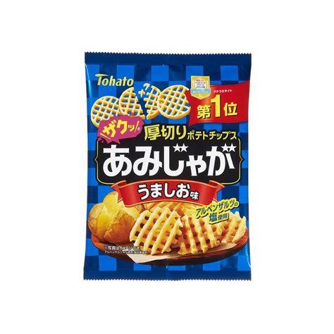 東ハト Tohatoあみじゃが うましお味 60g Meccha Japan