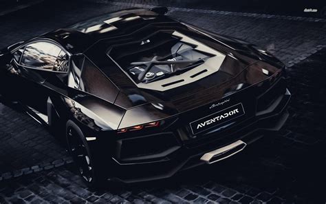 Lamborghini Aventador Black Desktop Wallpapers - Wallpaper Cave