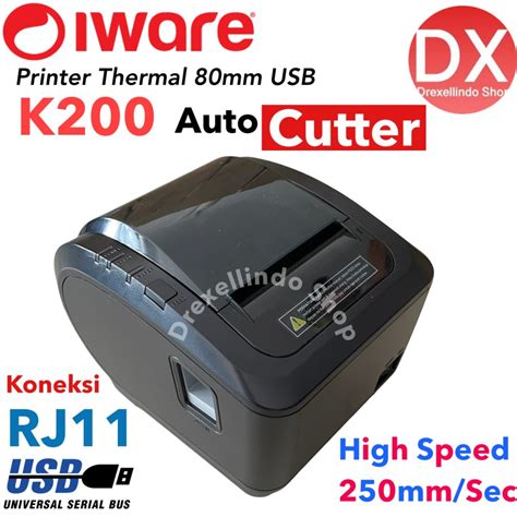 Jual Printer Thermal Kasir USB 80mm IWARE K200U K 200U 200U Auto