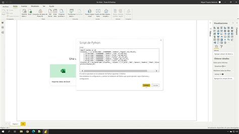 Importar Datos En Power Bi Desktop Con Python Youtube