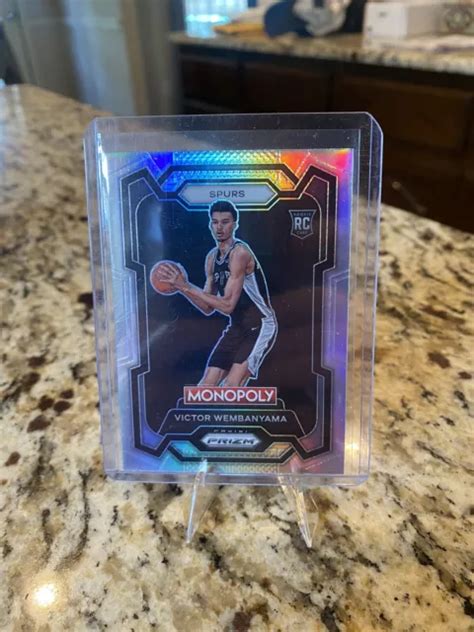 Panini Prizm Monopoly Victor Wembanyama Perons Rc Argent