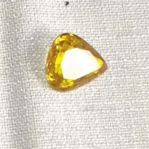 Bangkok Pear Yellow Sapphire Gemstone Carat At Rs Carat In