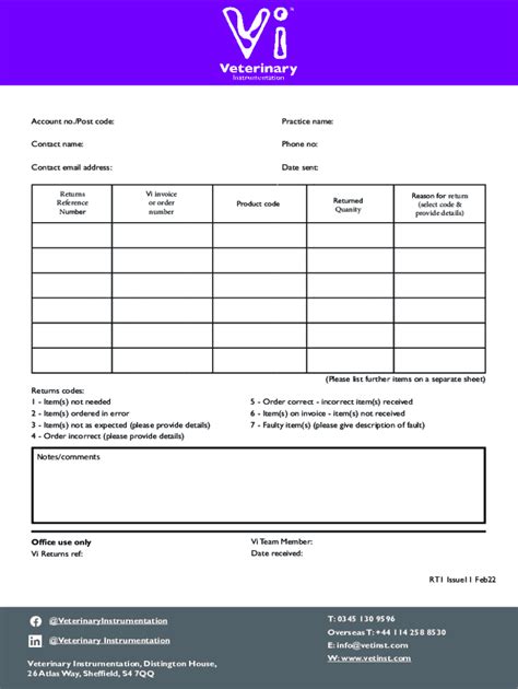 Fillable Online Veterinary Instrumentation Co Cdtfa Inst