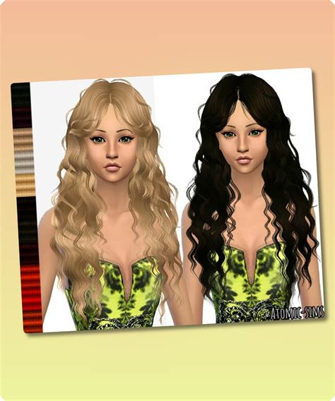 Newsea J Nightwish Retexture By Atomic Sims Sims Hairstyle Cc In