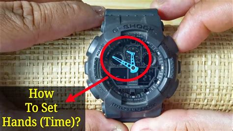 Casio G Shock How To Set The Hands Analog Time Module